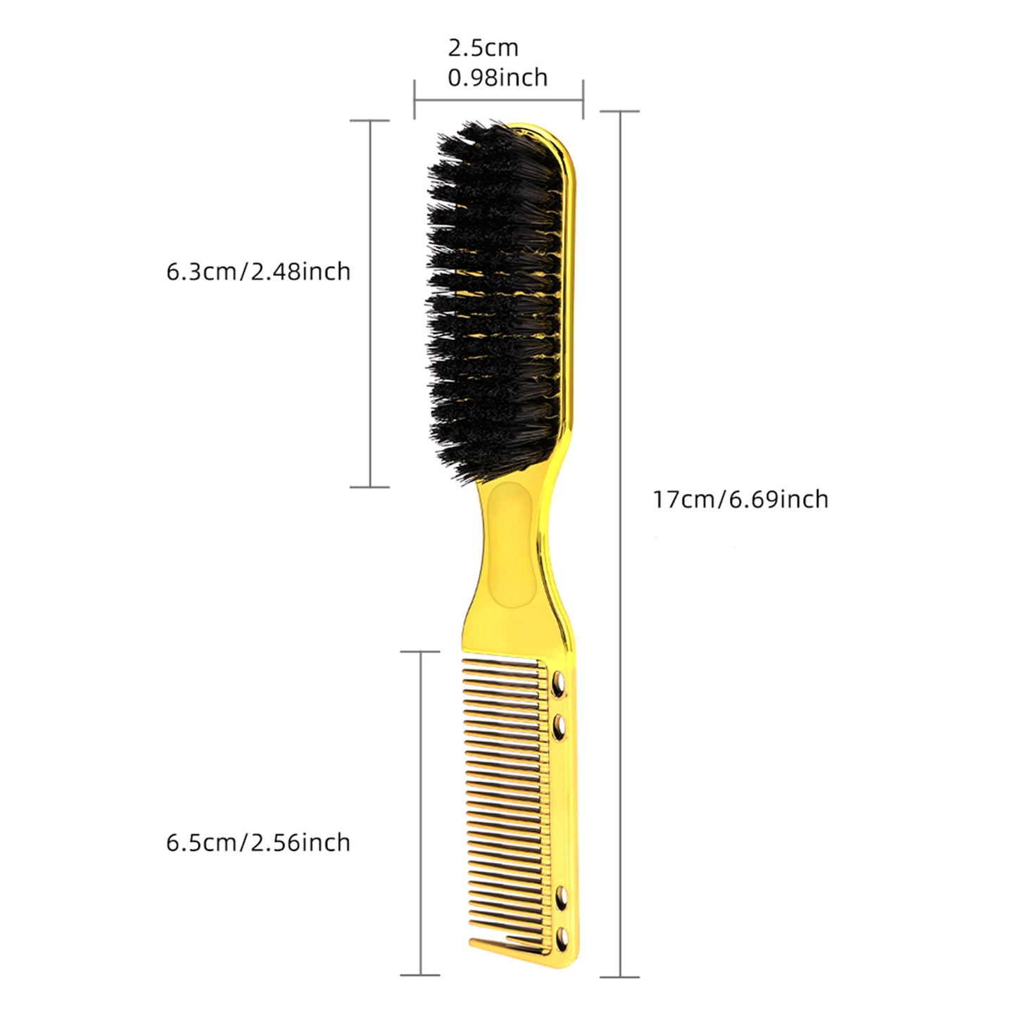 Se7en Styles Gold Fade Brush-Comb