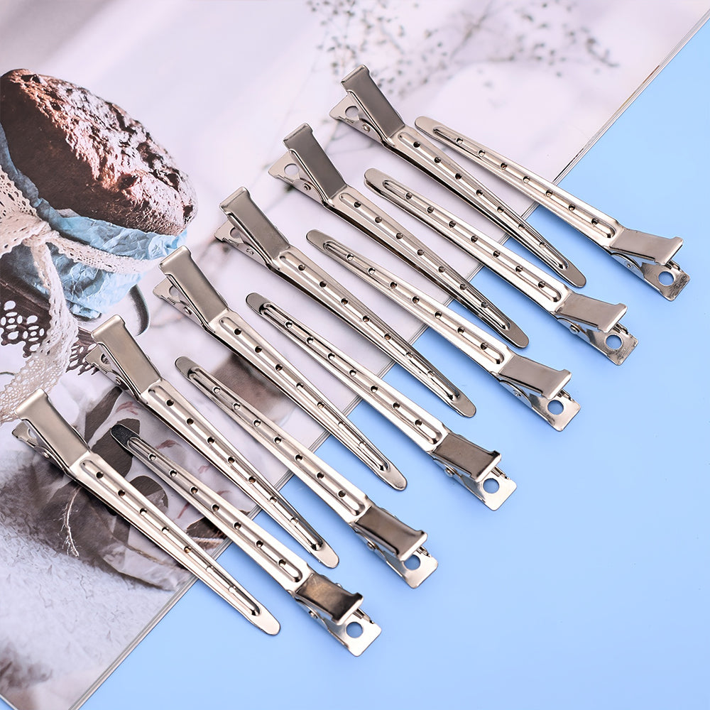 Se7en Styles Metal Clips 8,9 cm - 12 Pcs