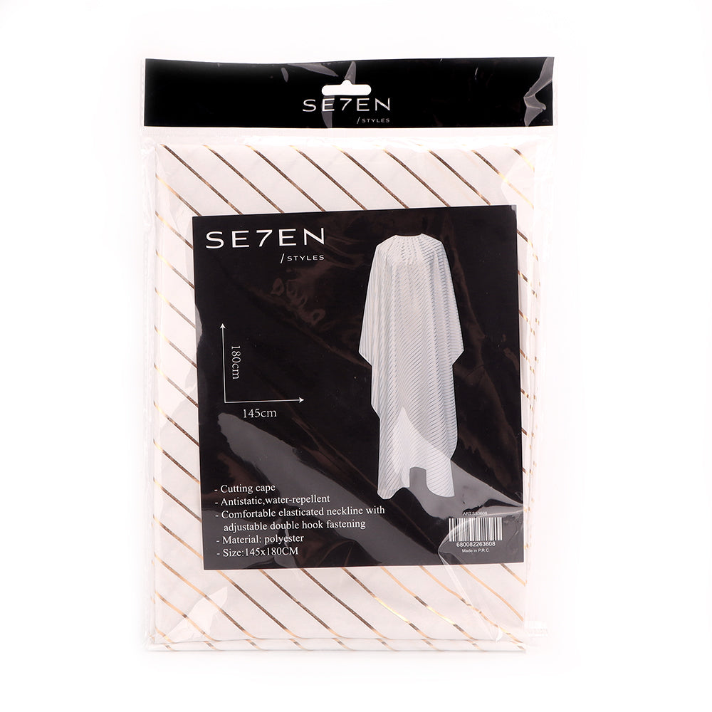 Se7en Styles White Gold Barber Cape